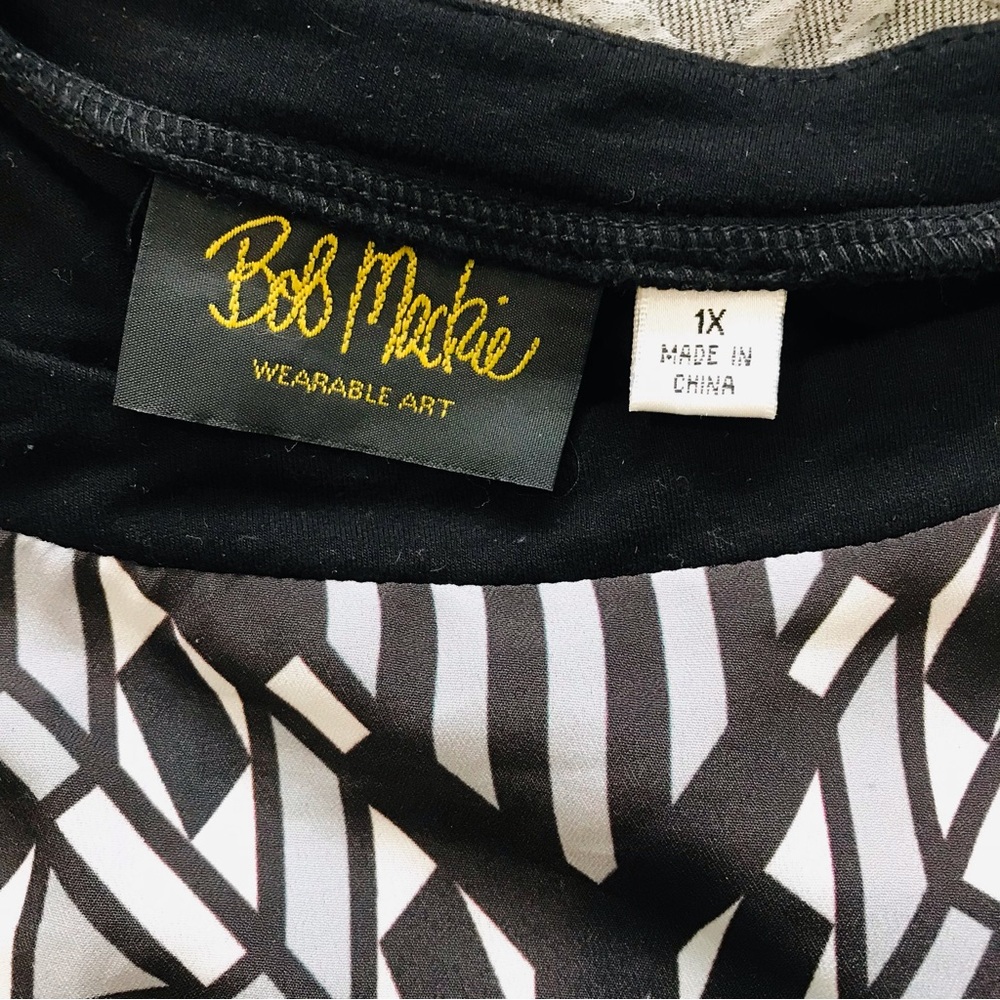 Bob Mackie Vintage Wearable Art Top - image 2